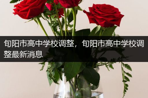 旬阳市高中学校调整，旬阳市高中学校调整最新消息