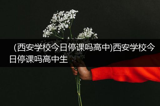 （西安学校今日停课吗高中)西安学校今日停课吗高中生