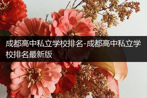 成都高中私立学校排名-成都高中私立学校排名最新版