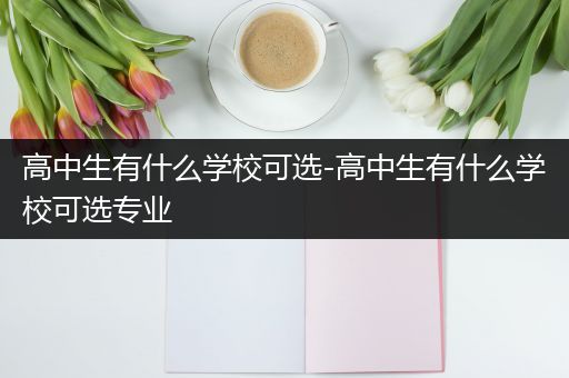 高中生有什么学校可选-高中生有什么学校可选专业