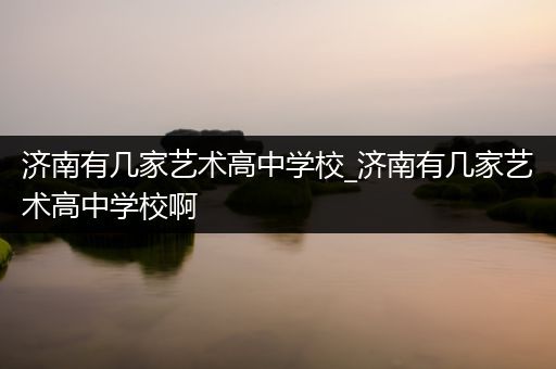 济南有几家艺术高中学校_济南有几家艺术高中学校啊