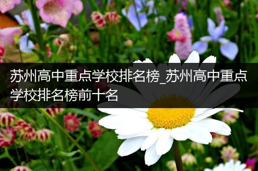 苏州高中重点学校排名榜_苏州高中重点学校排名榜前十名