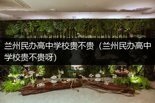 兰州民办高中学校贵不贵（兰州民办高中学校贵不贵呀）