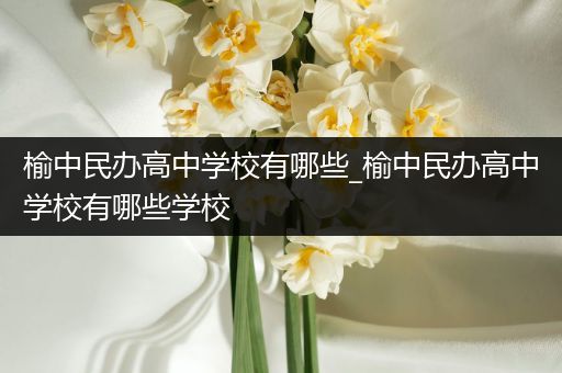 榆中民办高中学校有哪些_榆中民办高中学校有哪些学校