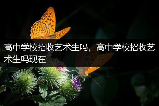 高中学校招收艺术生吗，高中学校招收艺术生吗现在