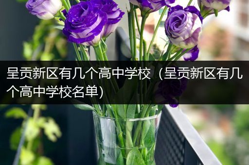 呈贡新区有几个高中学校（呈贡新区有几个高中学校名单）