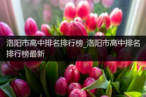 洛阳市高中排名排行榜_洛阳市高中排名排行榜最新