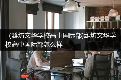 （潍坊文华学校高中国际部)潍坊文华学校高中国际部怎么样