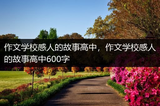 作文学校感人的故事高中，作文学校感人的故事高中600字