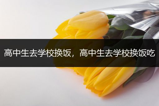 高中生去学校换饭，高中生去学校换饭吃