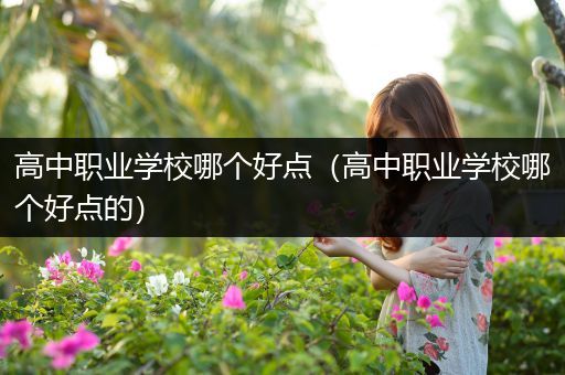 高中职业学校哪个好点（高中职业学校哪个好点的）