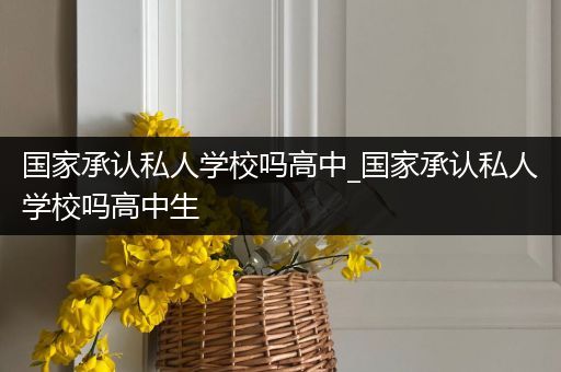 国家承认私人学校吗高中_国家承认私人学校吗高中生