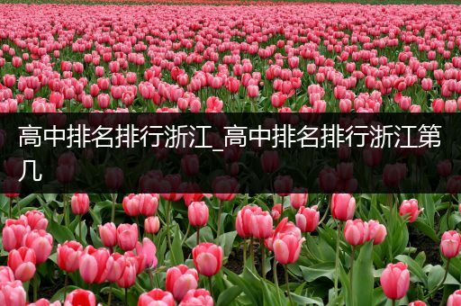 高中排名排行浙江_高中排名排行浙江第几
