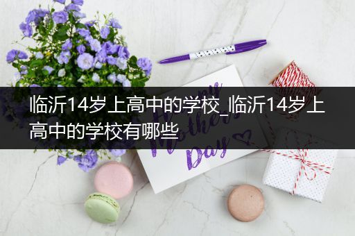 临沂14岁上高中的学校_临沂14岁上高中的学校有哪些