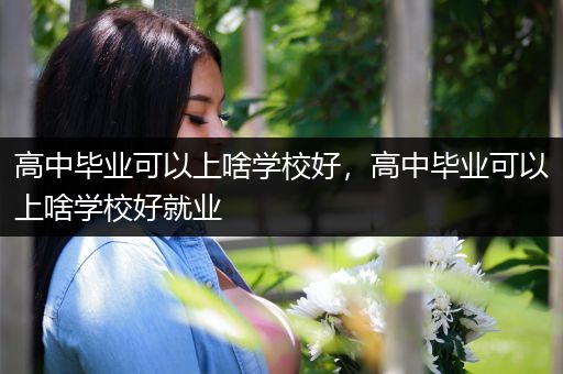 高中毕业可以上啥学校好，高中毕业可以上啥学校好就业