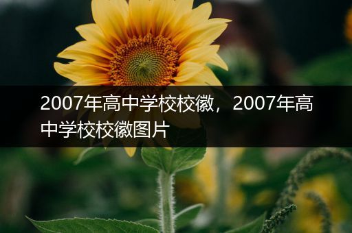 2007年高中学校校徽，2007年高中学校校徽图片