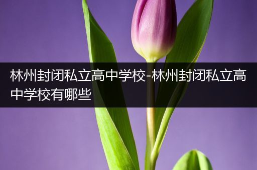 林州封闭私立高中学校-林州封闭私立高中学校有哪些