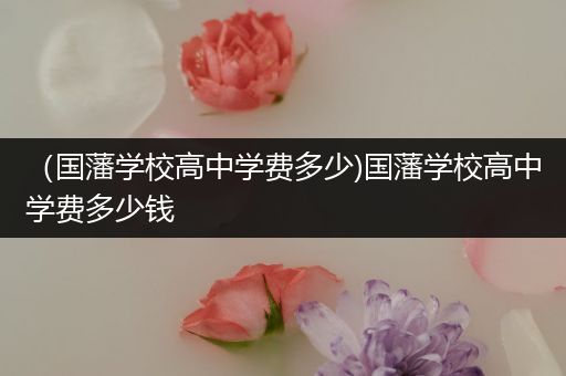 （国藩学校高中学费多少)国藩学校高中学费多少钱