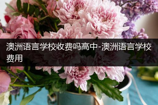 澳洲语言学校收费吗高中-澳洲语言学校费用