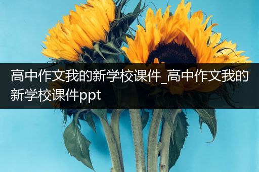 高中作文我的新学校课件_高中作文我的新学校课件ppt