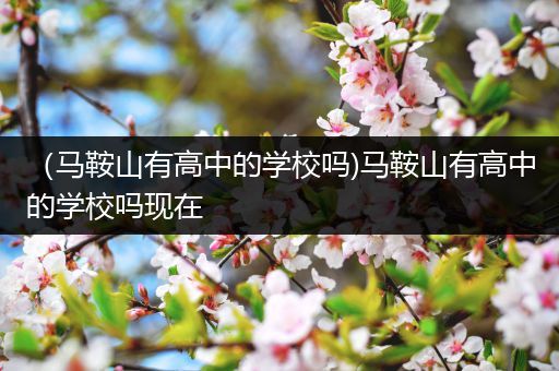 （马鞍山有高中的学校吗)马鞍山有高中的学校吗现在