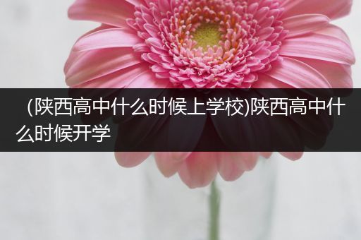 （陕西高中什么时候上学校)陕西高中什么时候开学