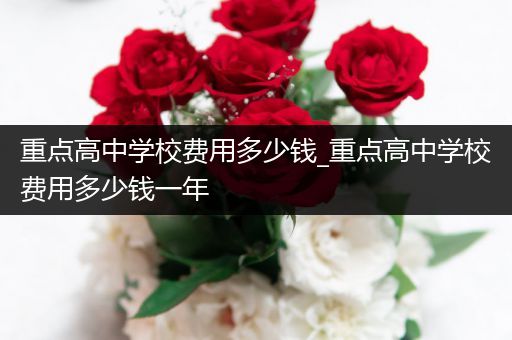 重点高中学校费用多少钱_重点高中学校费用多少钱一年