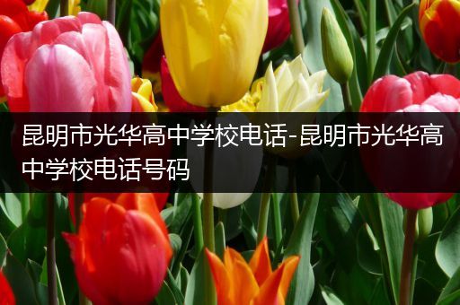 昆明市光华高中学校电话-昆明市光华高中学校电话号码