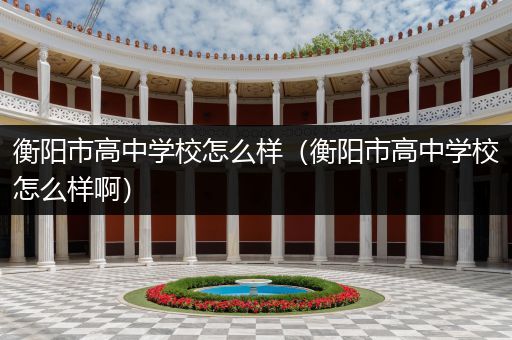 衡阳市高中学校怎么样（衡阳市高中学校怎么样啊）