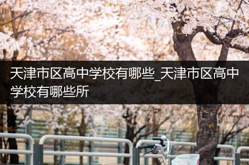 天津市区高中学校有哪些_天津市区高中学校有哪些所