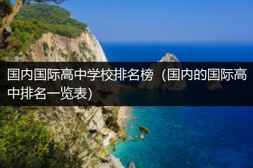 国内国际高中学校排名榜（国内的国际高中排名一览表）