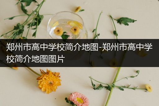 郑州市高中学校简介地图-郑州市高中学校简介地图图片