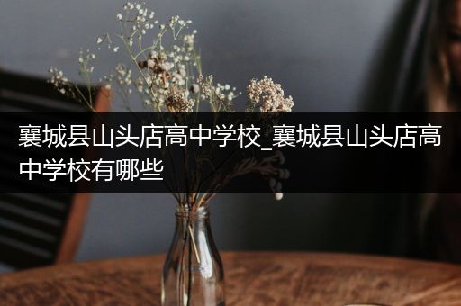 襄城县山头店高中学校_襄城县山头店高中学校有哪些