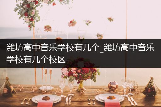潍坊高中音乐学校有几个_潍坊高中音乐学校有几个校区