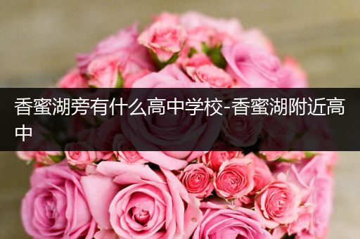 香蜜湖旁有什么高中学校-香蜜湖附近高中