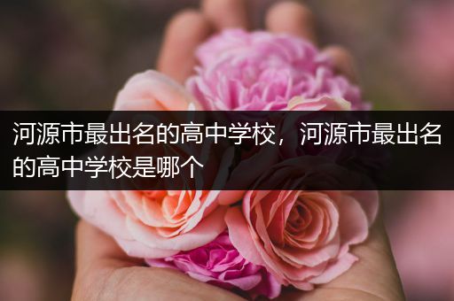 河源市最出名的高中学校，河源市最出名的高中学校是哪个