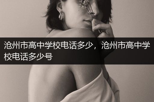 沧州市高中学校电话多少，沧州市高中学校电话多少号