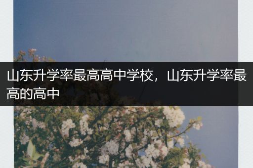山东升学率最高高中学校，山东升学率最高的高中