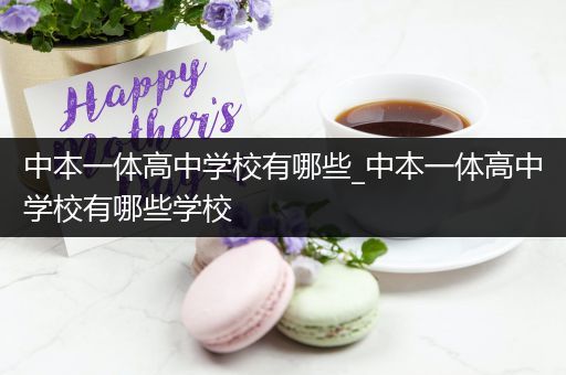 中本一体高中学校有哪些_中本一体高中学校有哪些学校