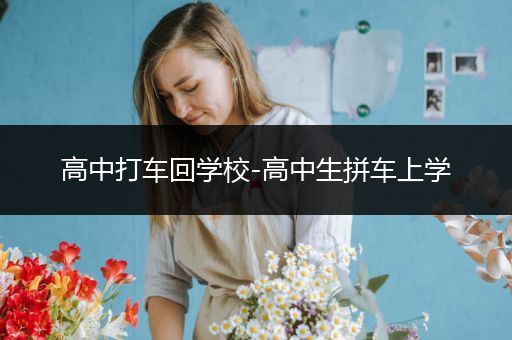 高中打车回学校-高中生拼车上学
