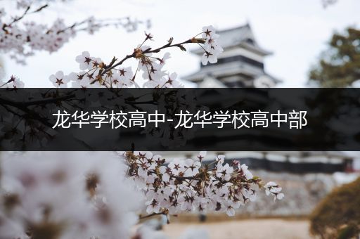 龙华学校高中-龙华学校高中部