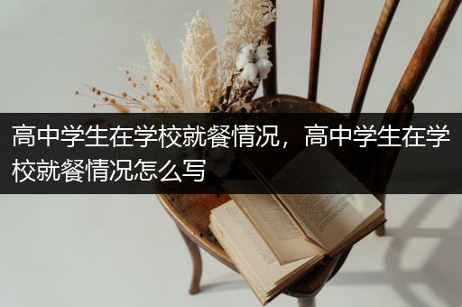 高中学生在学校就餐情况，高中学生在学校就餐情况怎么写
