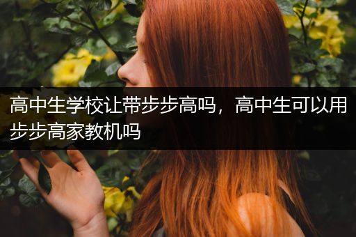 高中生学校让带步步高吗，高中生可以用步步高家教机吗