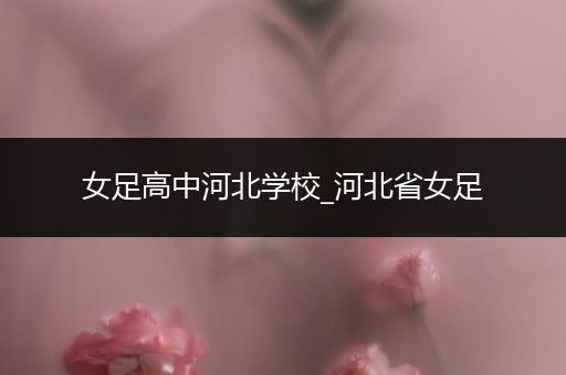 女足高中河北学校_河北省女足