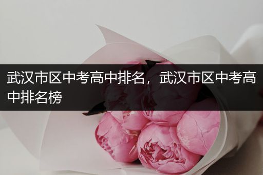 武汉市区中考高中排名，武汉市区中考高中排名榜