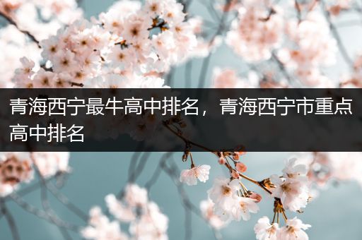 青海西宁最牛高中排名，青海西宁市重点高中排名