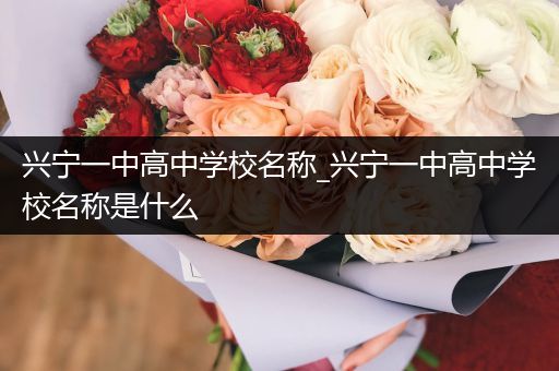 兴宁一中高中学校名称_兴宁一中高中学校名称是什么