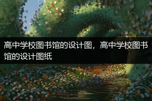 高中学校图书馆的设计图，高中学校图书馆的设计图纸