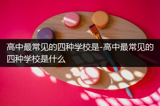 高中最常见的四种学校是-高中最常见的四种学校是什么