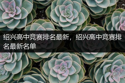 绍兴高中竞赛排名最新，绍兴高中竞赛排名最新名单